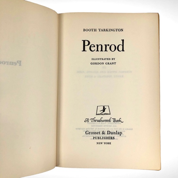 Antique Book “Penrod” By Booth Tarkington Hardback Book Dust Jacket 1914 - Picture 4 of 8